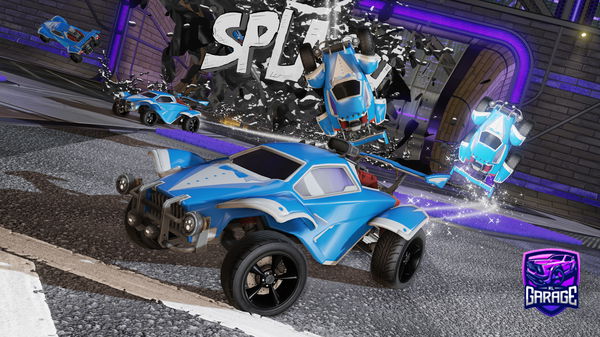 A Rocket League car design from Jcompo