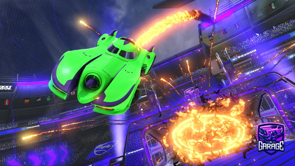 A Rocket League car design from Pini007384