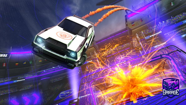 A Rocket League car design from frogpoggogs