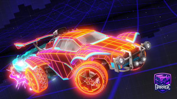 A Rocket League car design from TylerProo