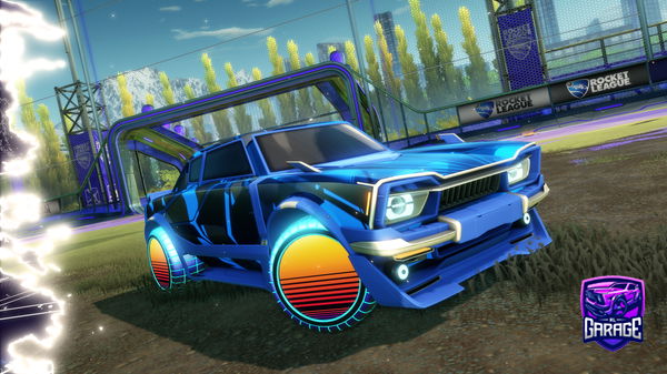 A Rocket League car design from pixelboy_12