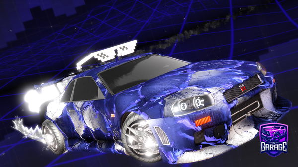 A Rocket League car design from nitro_robot21