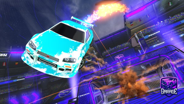 A Rocket League car design from cheekspopper