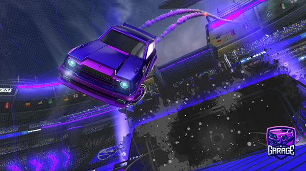 A Rocket League car design from lustrous