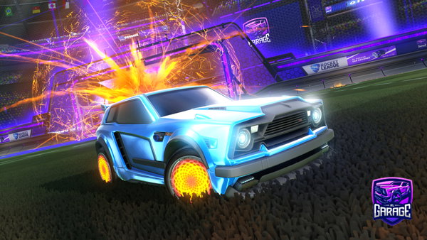 A Rocket League car design from FreakyMati69