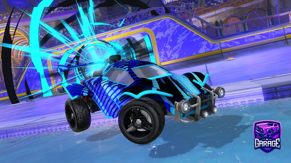 A Rocket League car design from elpapideluk