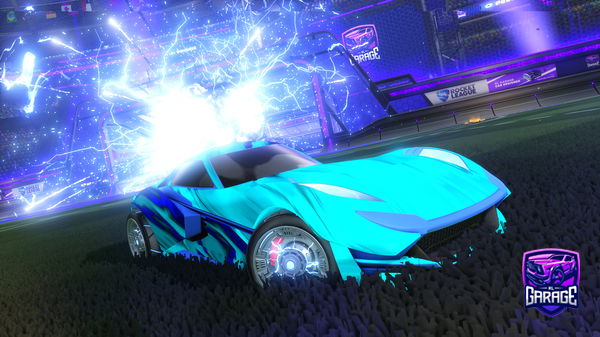 A Rocket League car design from Golden_Haze19
