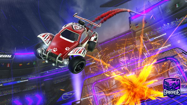 A Rocket League car design from LFCROCKS2022