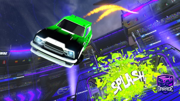 A Rocket League car design from Cvjk