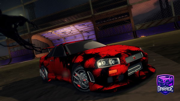 A Rocket League car design from IShowHamzah