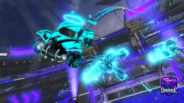 A Rocket League car design from FireJBoss