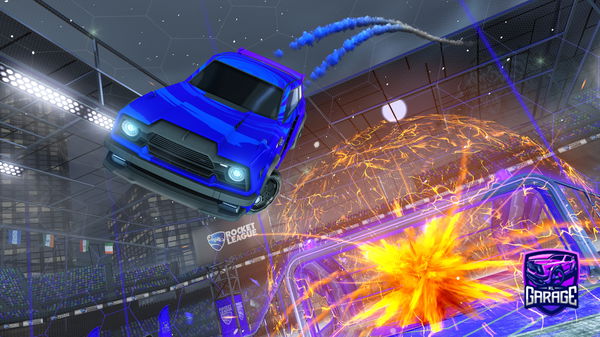 A Rocket League car design from Blizzarius