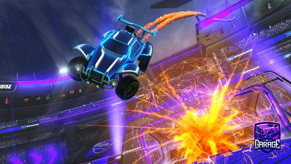 A Rocket League car design from Aloonytunes