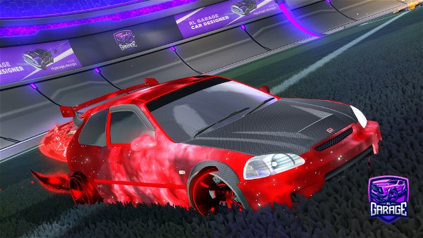 A Rocket League car design from zerominded