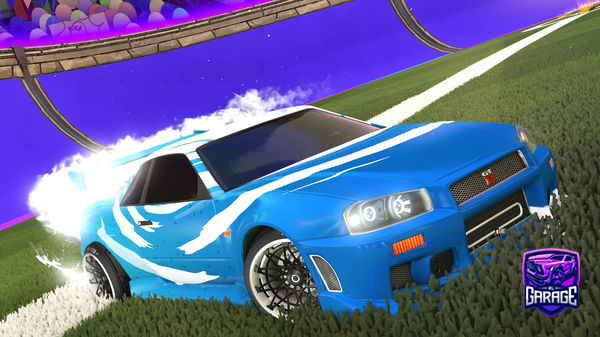 A Rocket League car design from Veme