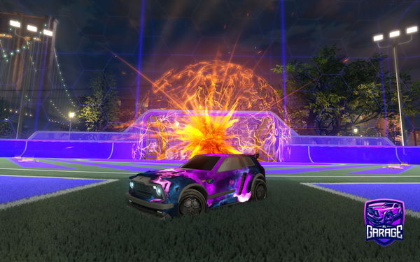 A Rocket League car design from Saiyzen999