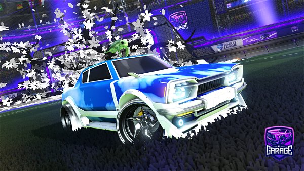 A Rocket League car design from wounded