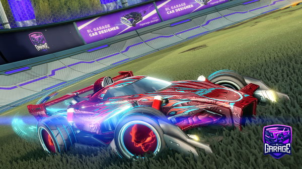 A Rocket League car design from Treble