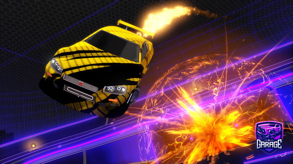 A Rocket League car design from Jusweard
