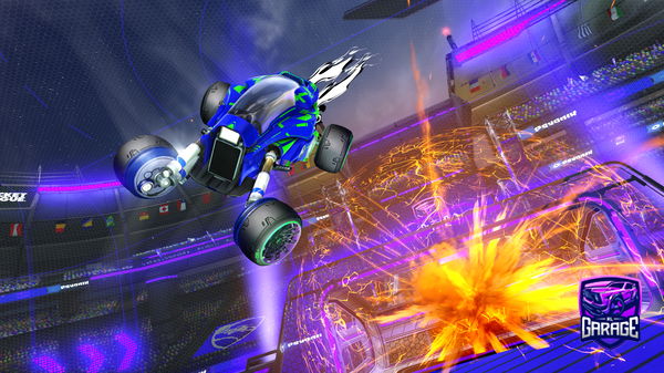 A Rocket League car design from LMAOSUNNY