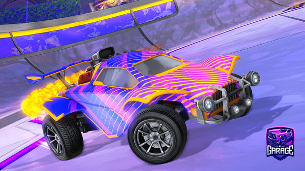 A Rocket League car design from NWZ_r1x4