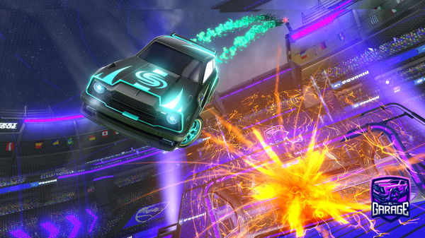 A Rocket League car design from neksordir