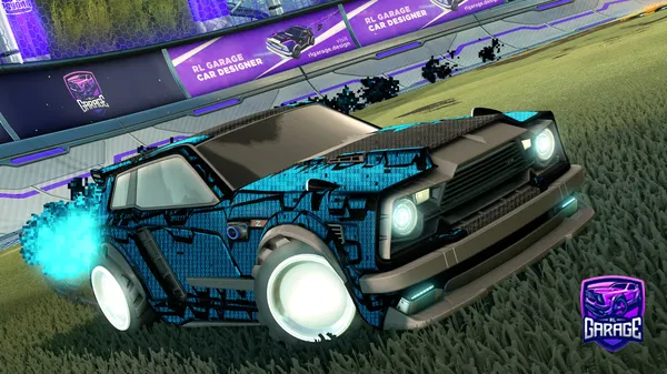 A Rocket League car design from ZackWildHunter