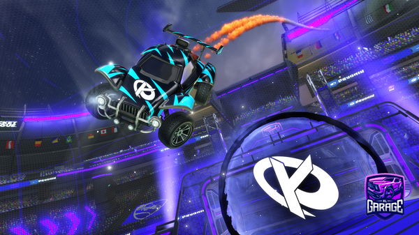 A Rocket League car design from Penguin_TTT