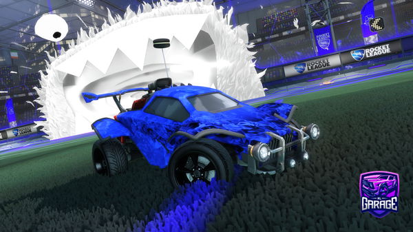 A Rocket League car design from alberito