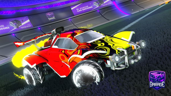 A Rocket League car design from BindingG
