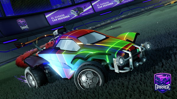 A Rocket League car design from sn0b
