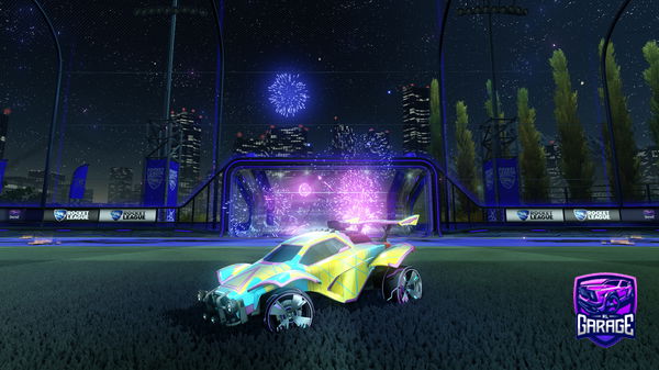 A Rocket League car design from Oppliger