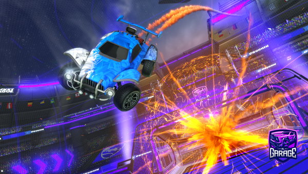 A Rocket League car design from Noryght