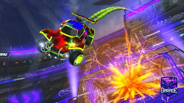 A Rocket League car design from snowierarrow547