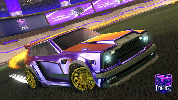 A Rocket League car design from Venca007