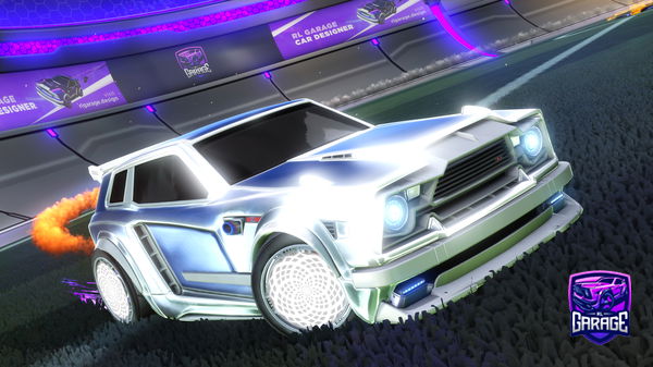 A Rocket League car design from BJM043