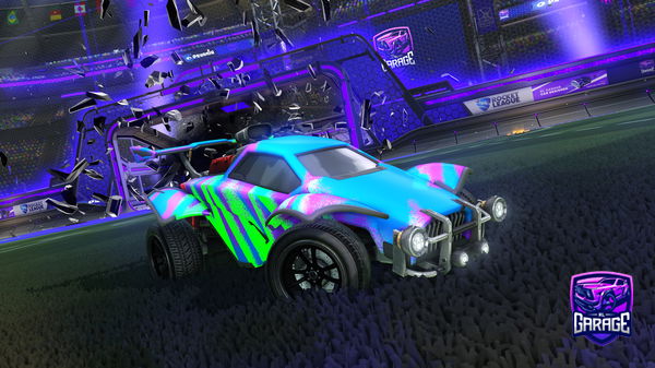 A Rocket League car design from 123123shl