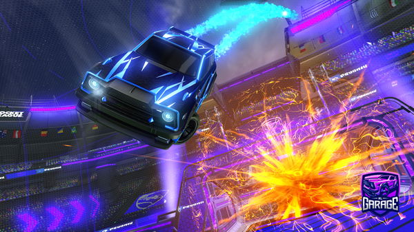 A Rocket League car design from Pablounty