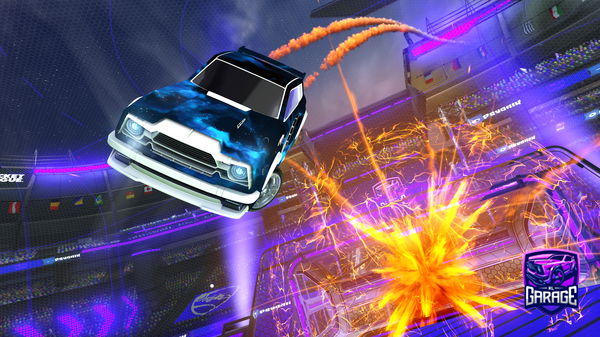 A Rocket League car design from rafaelhm015