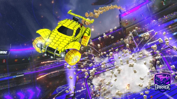 A Rocket League car design from leafier