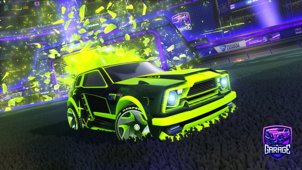 A Rocket League car design from Poulpium