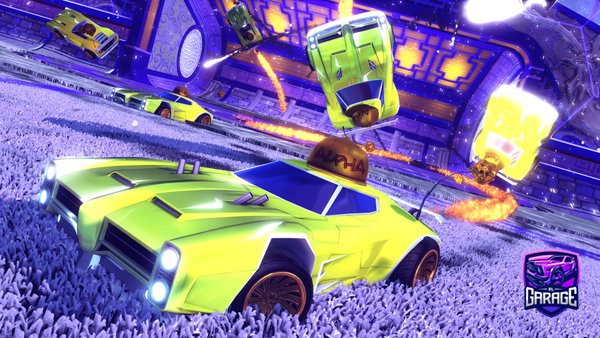 A Rocket League car design from SkyShadox
