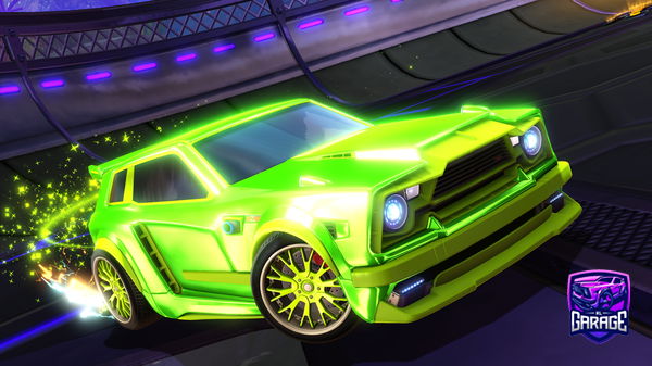 A Rocket League car design from floopdafinn