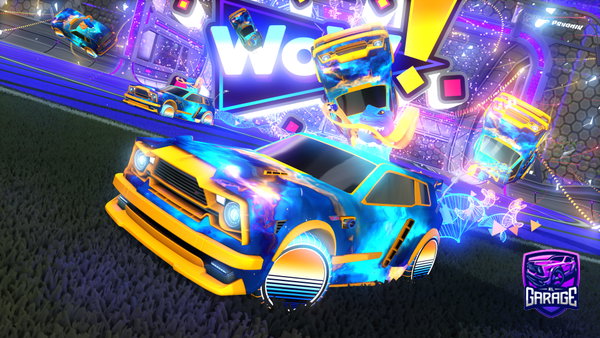 A Rocket League car design from Roachey
