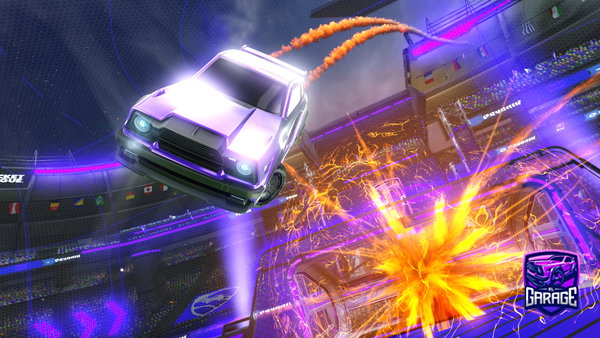 A Rocket League car design from manupincha