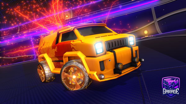 A Rocket League car design from Zole09