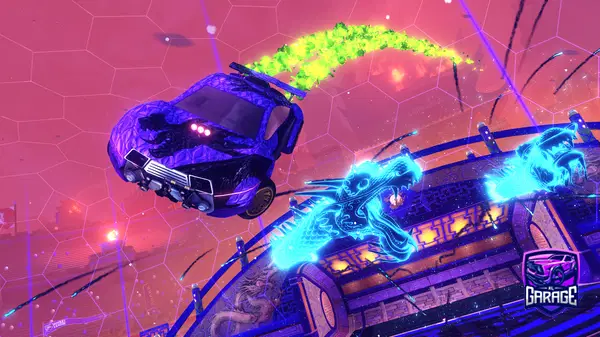 A Rocket League car design from yelose