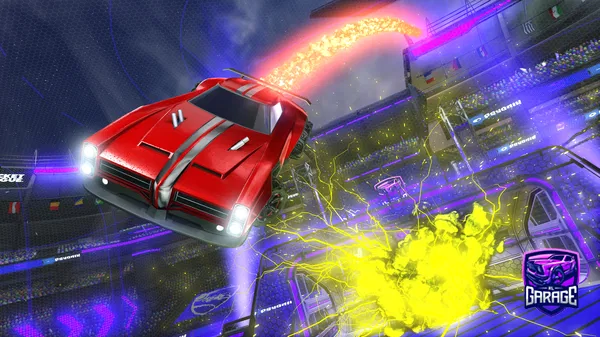 A Rocket League car design from Chargers10