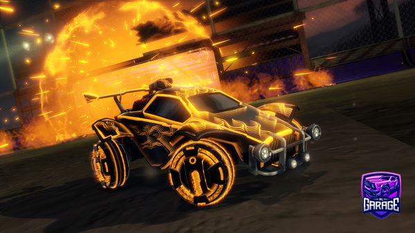 A Rocket League car design from Afateer