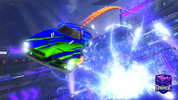A Rocket League car design from Gu111